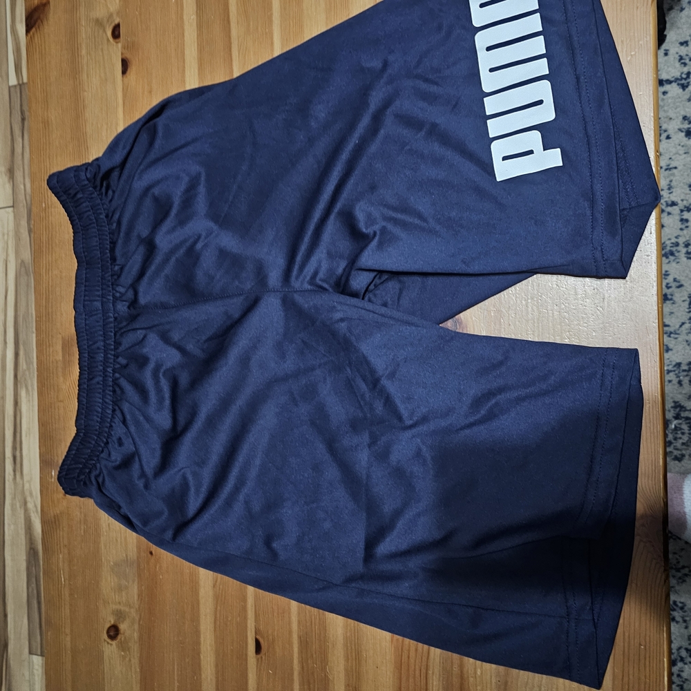 2 PUMA Kid's Navy Shorts